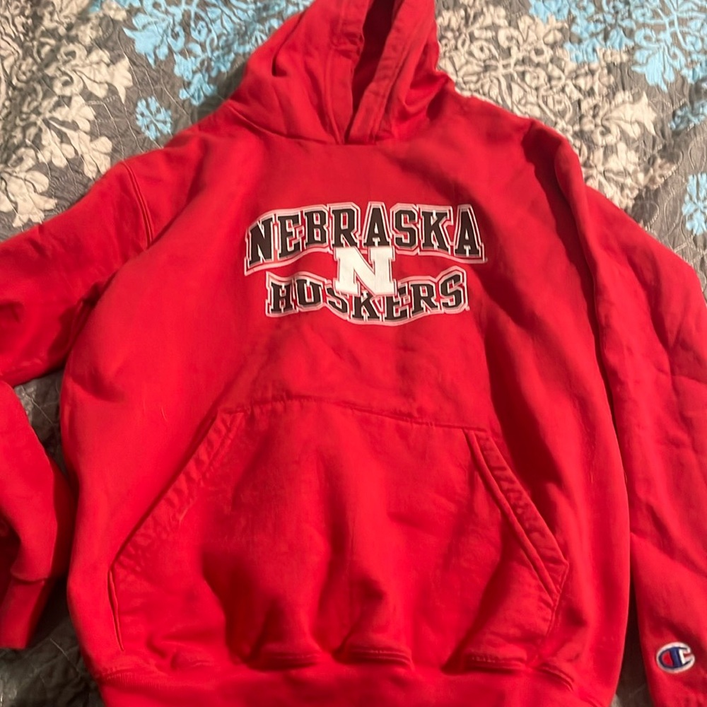 Champion Nebraska Cornhuskers Youth XL Hoodie